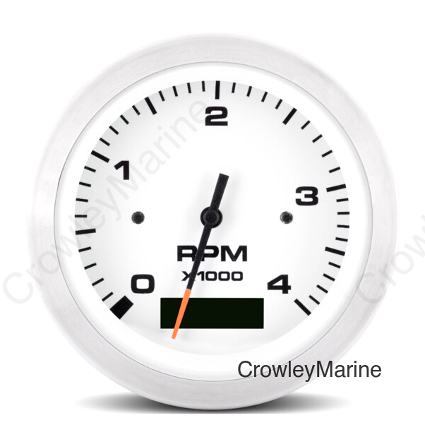 Tach 4K/Hourmeter Lido 3" Diesel Mag