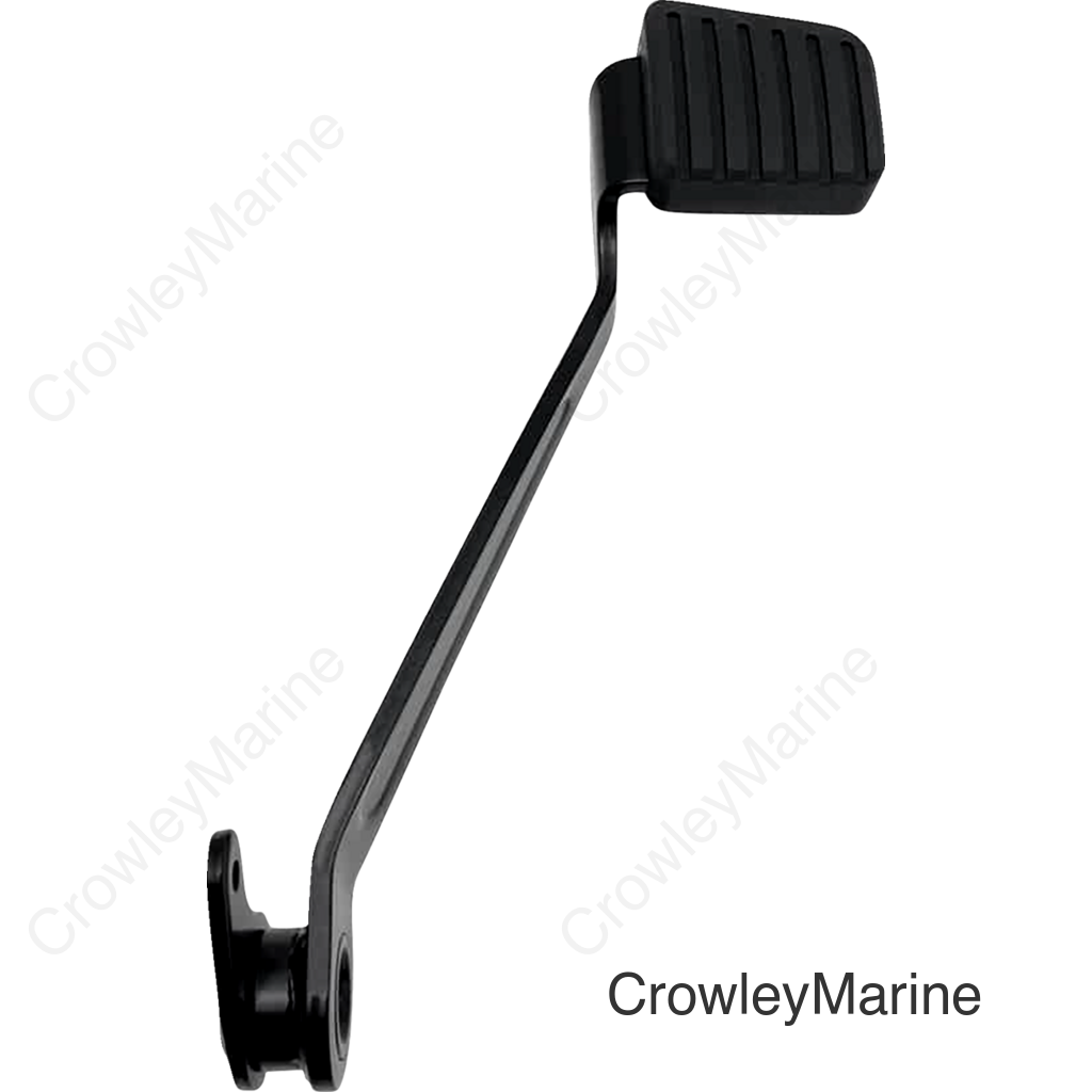 PEDAL REAR BRAKE BLK M8 ST