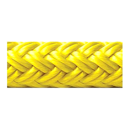 Seachoice Double-Braid Nylon Dock Line w/ Eye Splice, Pre-Shrunk, Heat Stabilized, 3/8 In. X 15 Ft., Yellow thumbnail-5