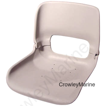 Flat Bottom Seat Only, Dark Gray