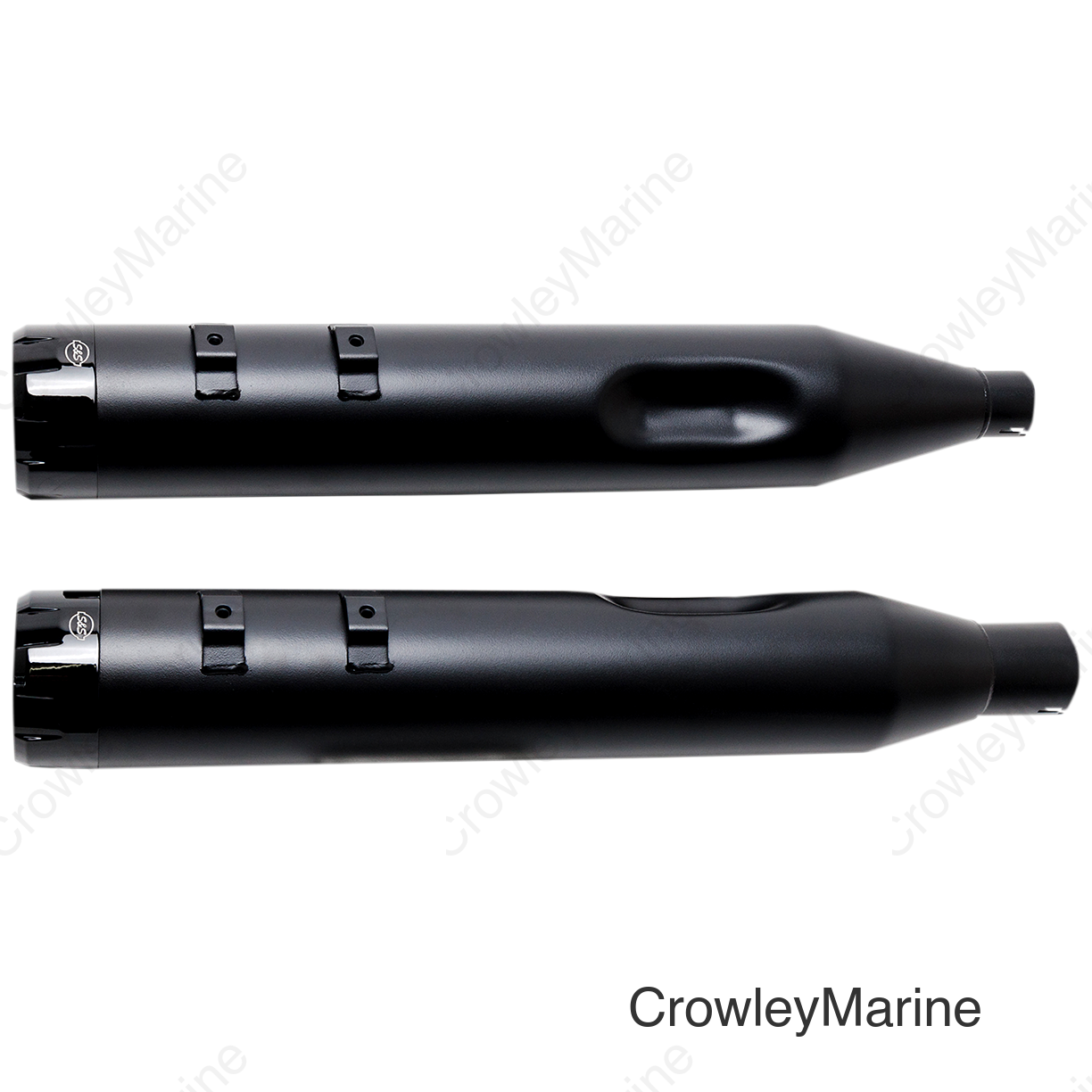 4-1/2" MK45 Performance Mufflers - Black Thruster