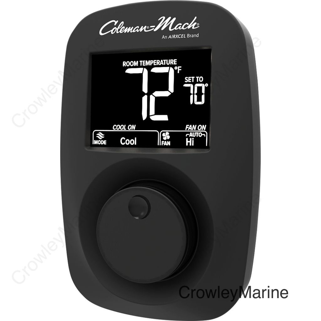 DIGITAL  HEAT/COOL  T-STAT  BLACK