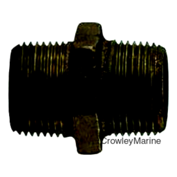 1 1/2 BRZ HEX NIPPLE