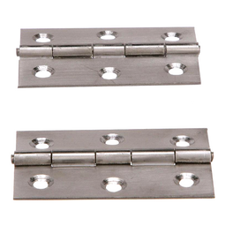 Seachoice Marine-Grade Butt Hinges, 18-8 Stainless Steel, 2-1/2 in. X 1-5/8 in., Pack of 2 thumbnail-3
