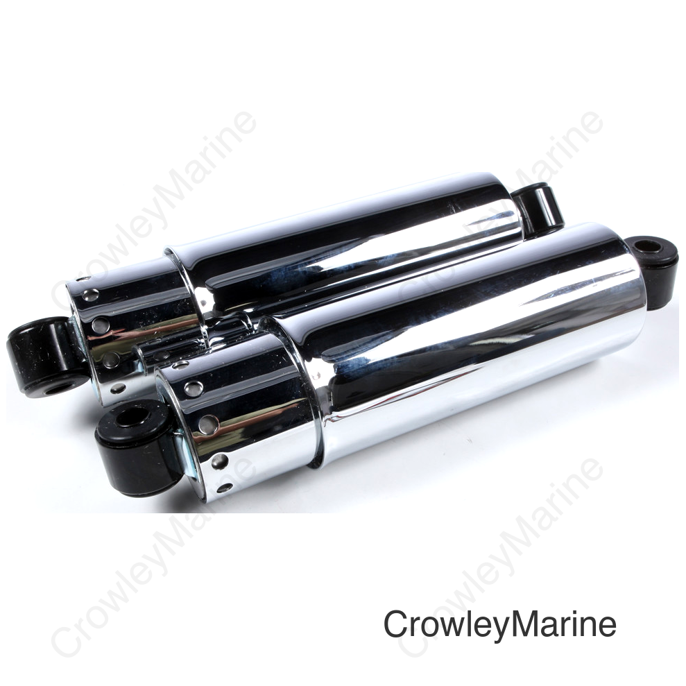SHOCK 11" W/LONG COVER CHROME BIG TWIN 73-86