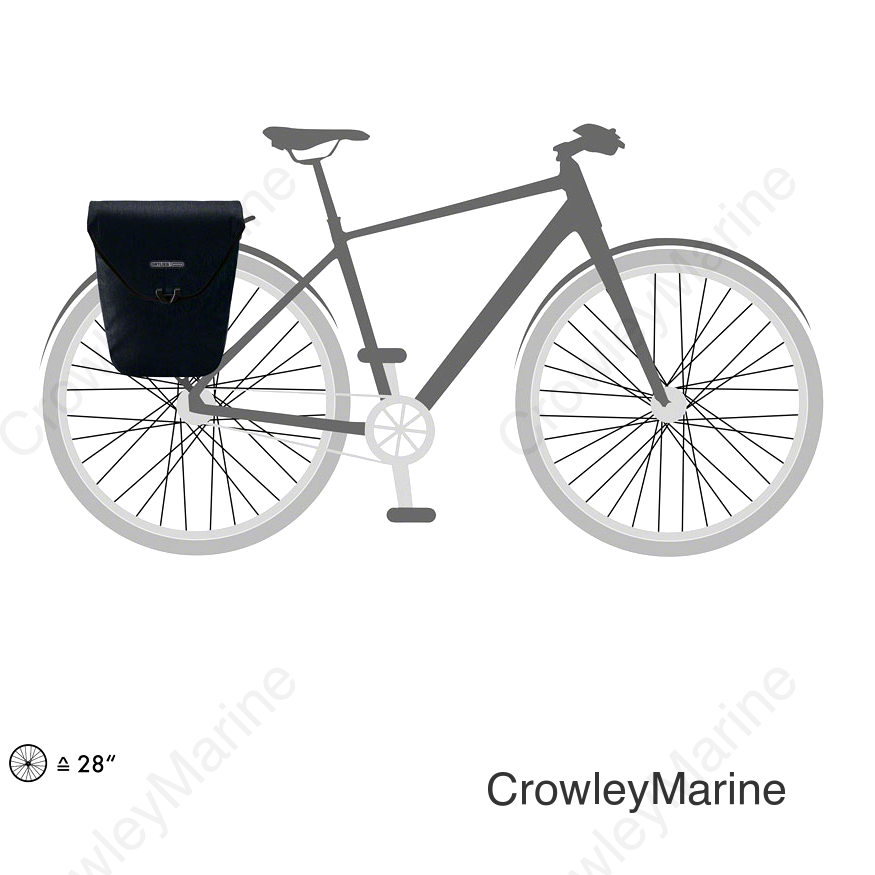 Ortlieb Velo Shopper Pannier Bag - 18L Ebony