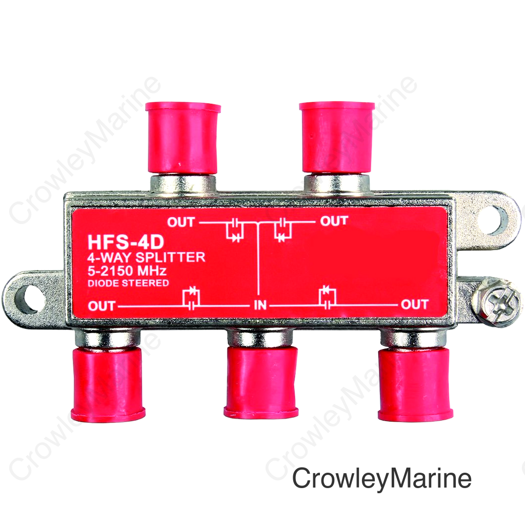4-W 2.4 GHZ HD/SAT SPLTR
