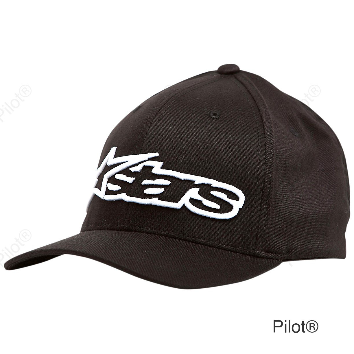 Blaze Flexfit® Hat - Black/White - Large/XL