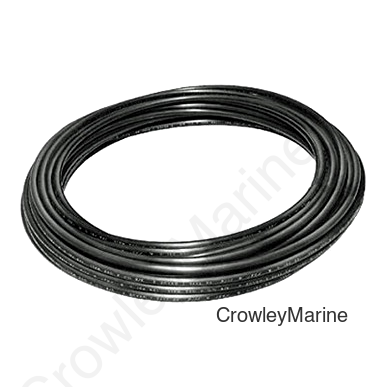 Nylon Air Tubing, 3/8" x 100Ft, J844 Nylon, Black (249900)