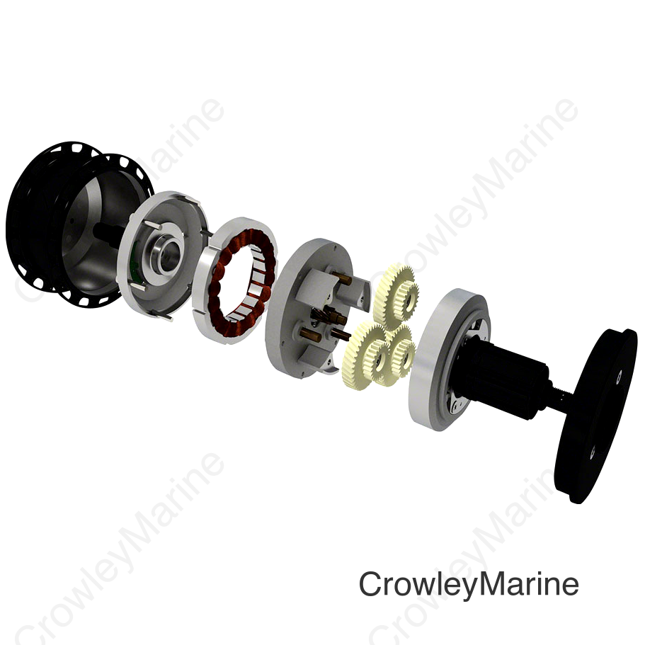 MAHLE Smartbike Systems X35 Ebike Hub Motor - Class 1 20mph 90 deg axle Black