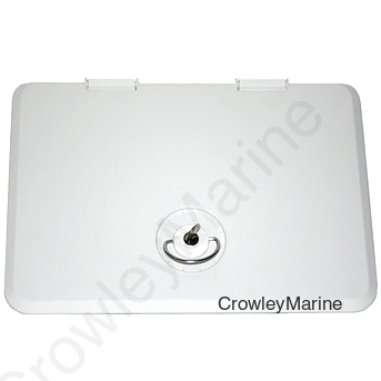 Locking, 10-3/4" x 15", White