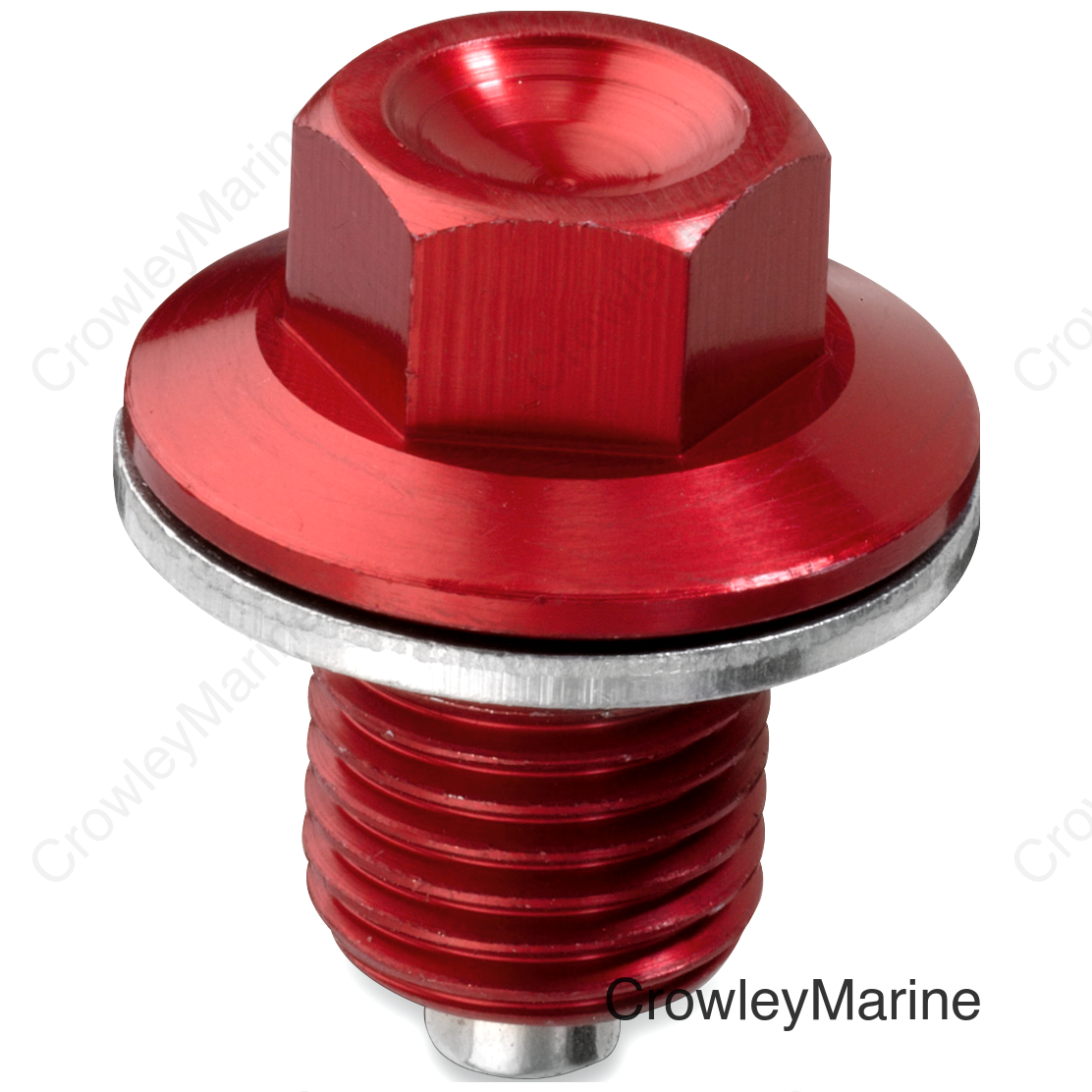 DRAIN PLUG MAGNETIC RED