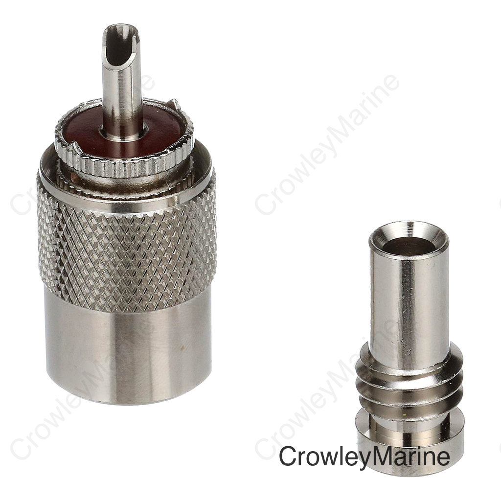 Seachoice PL259 w/ UG175 Adapter, VHF Cable Antenna Connector