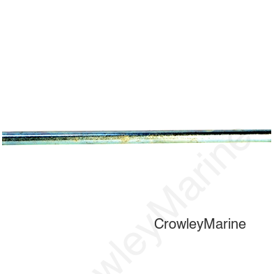 Marine Roller Shaft 5/8"x13 1/4", Zinc Plated (407026)