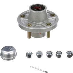 Seachoice Trailer Wheel Hub, 1 in. Axle, 5 Lug, Galvanized, Pregreased thumbnail-1