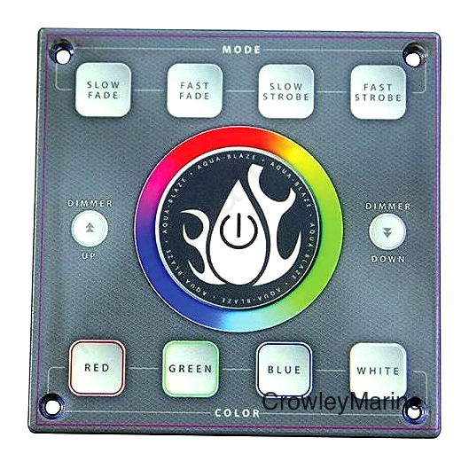 TH Marine LEDRGBCONT3FDP RGB LED Light Controller, Square