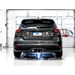 AWE Tuning Ford Focus ST Touring Edition Cat-back Exhaust - Non-Resonated - Diamond Black Tips thumbnail-2