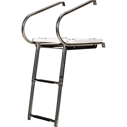 Seachoice Deluxe Universal Swim Platform With Slide Mount Telescoping Ladder thumbnail-3