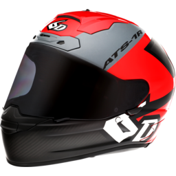 ATS-1R Helmet - Wyman - Red/Gray - Medium thumbnail-1