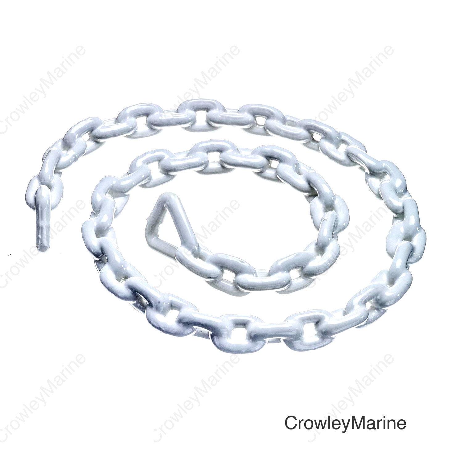 Seachoice Anchor Chain, PVC, White, Coated, 3/16 In. X 4 Ft., For Boats Up to 27 Ft.