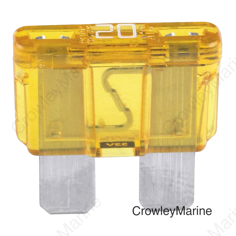 Seachoice ATC Blade Fuses, 20 Amp, 5/pk