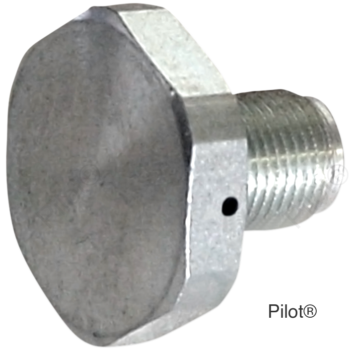 Fork Tube Cap - Upper - Zinc - '48-'77 Big Twin