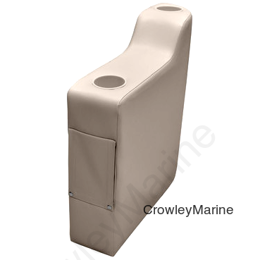 Pontoon Boat 7" L Radius Arm Rest - Wise Seats (3009-804)