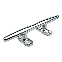 Sea-Dog 0416041 Cleat, Stainless Open Base,, A:4" ,B:15/16", C:1-3/4", D:1", #10 FH thumbnail-0