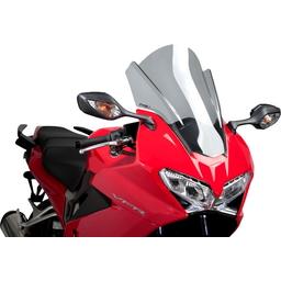 Race Windscreen - 17" - Light Smoke - Honda thumbnail-0