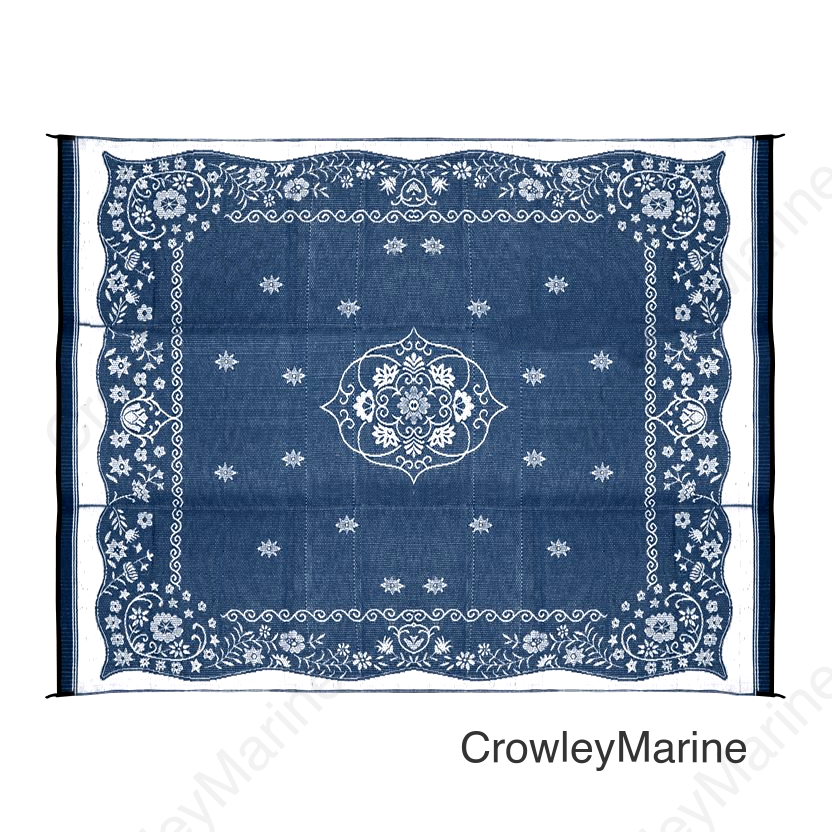 9'X12' OUTDOOR MAT-BLUE O