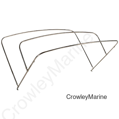 KD SS FRAME BIMINI 36"X6'X91-9 (36697SS)