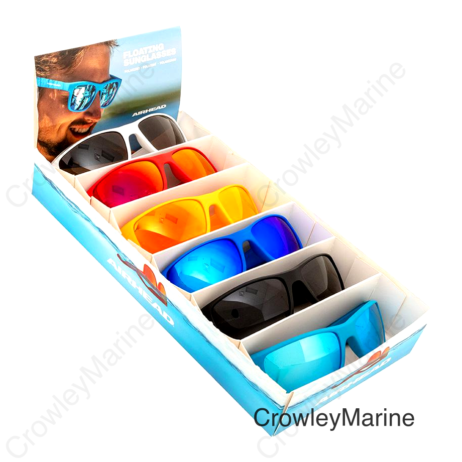 SPORT FLOATING SUNGLASSES 6/PK ASSORTED COLORS