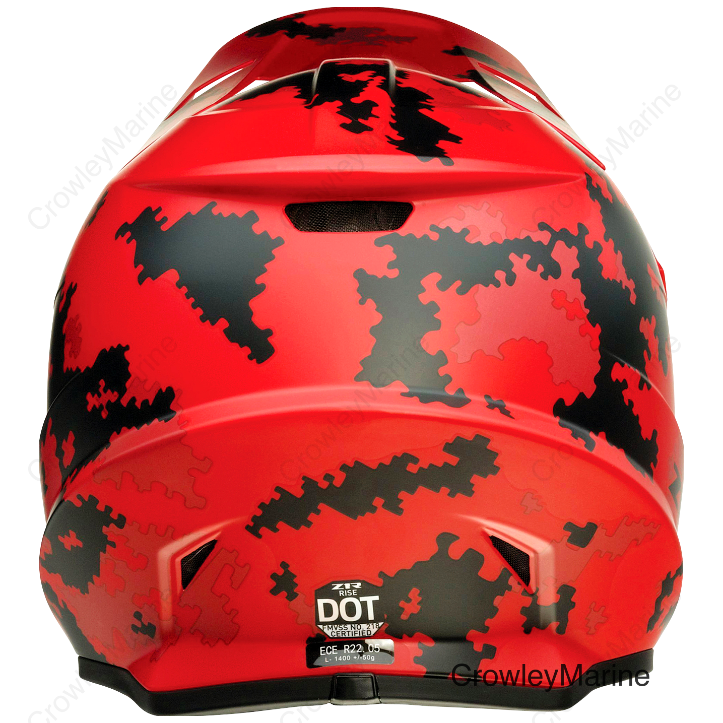 HLMT RISE CAMO2 RED SM