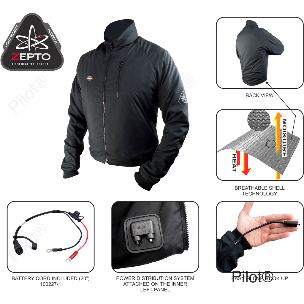 Gen X-4 Heated Jacket Liner - Black - 2XL