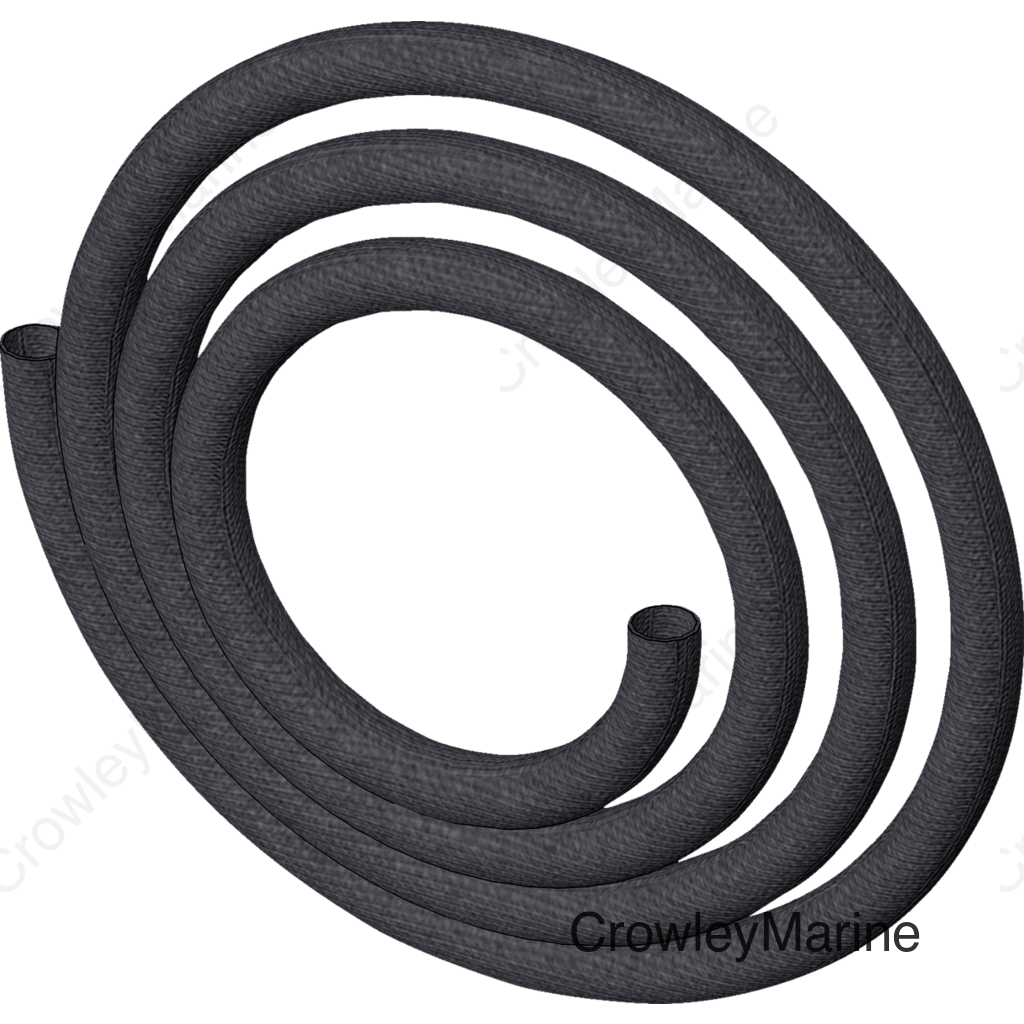 Synthetic Winch Rope Sheath - Black - ATV