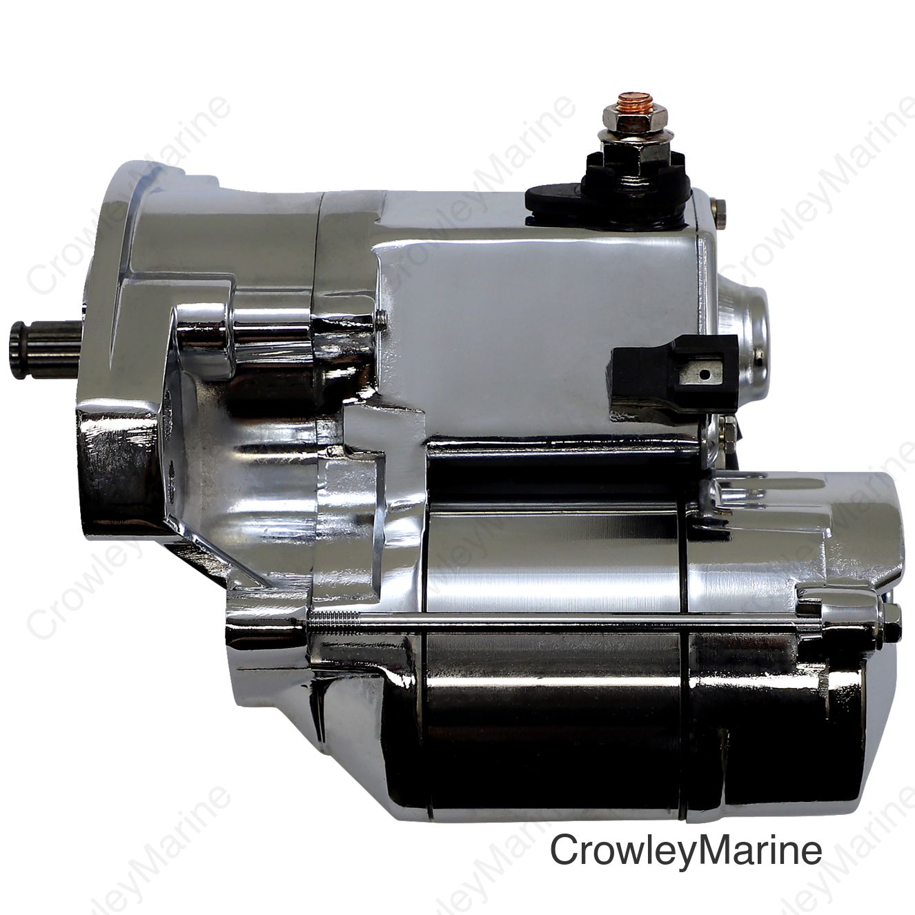 Starter Motor - Harley Davidson - Chrome