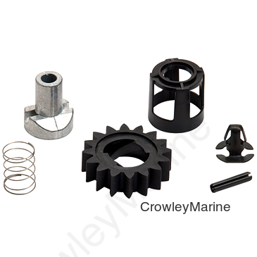 Gear kit w/o clutch - replaces B&S 495877, 490467 & 393254 (includes gear, retainer spring & cover)