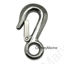 Snap Hook, with Fixed Eye on One End, 4 1/16"Long (403600)