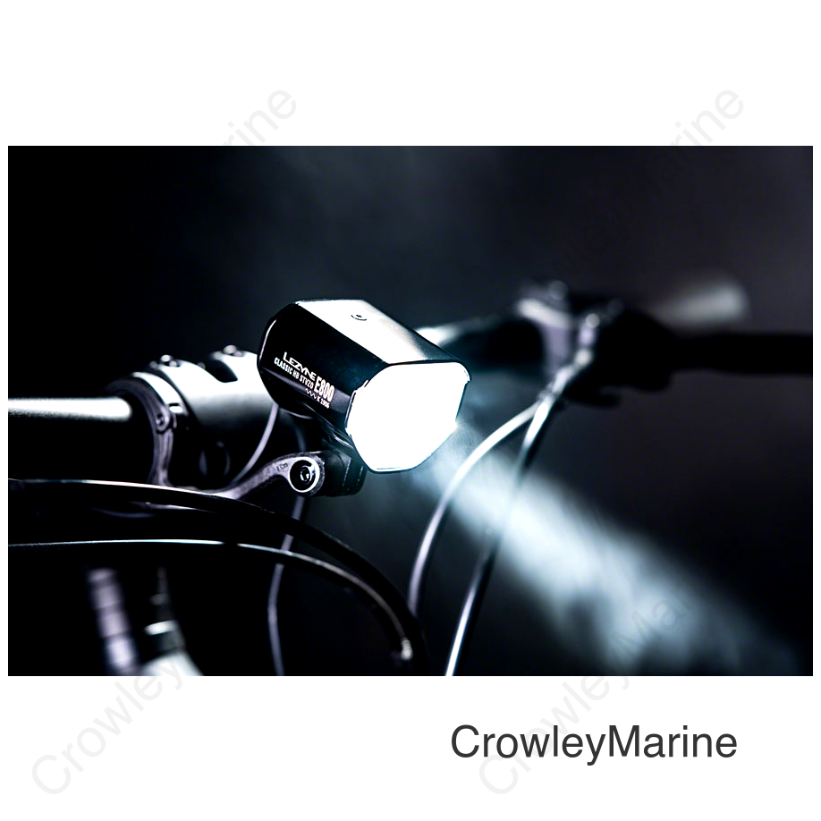 Lezyne Classic E800 Ebike Headlight - Handlebar/Fork Mount STVZO 800 Lumen Black
