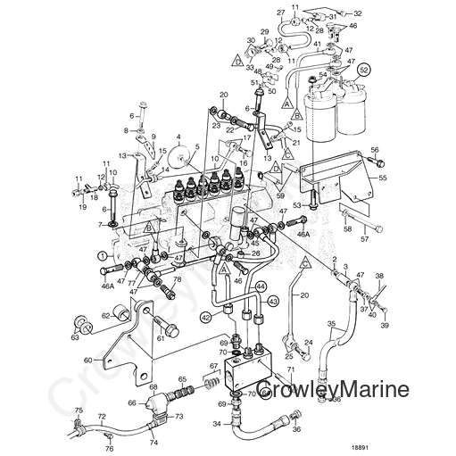 Fuel Pipe(V2) - Volvo Penta (3825205)