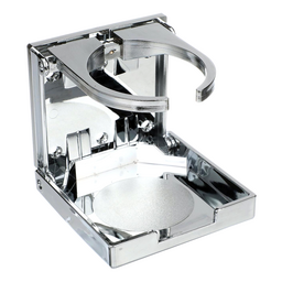 Seachoice Folding and Adjustable Drink Holder, Chrome Plated thumbnail-4