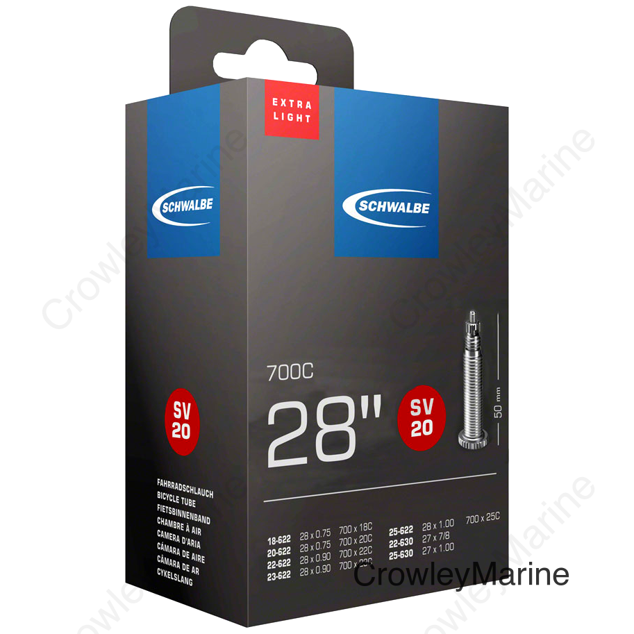 Schwalbe Extra Light Tube - 700 x 18 - 25mm 50mm Presta Valve