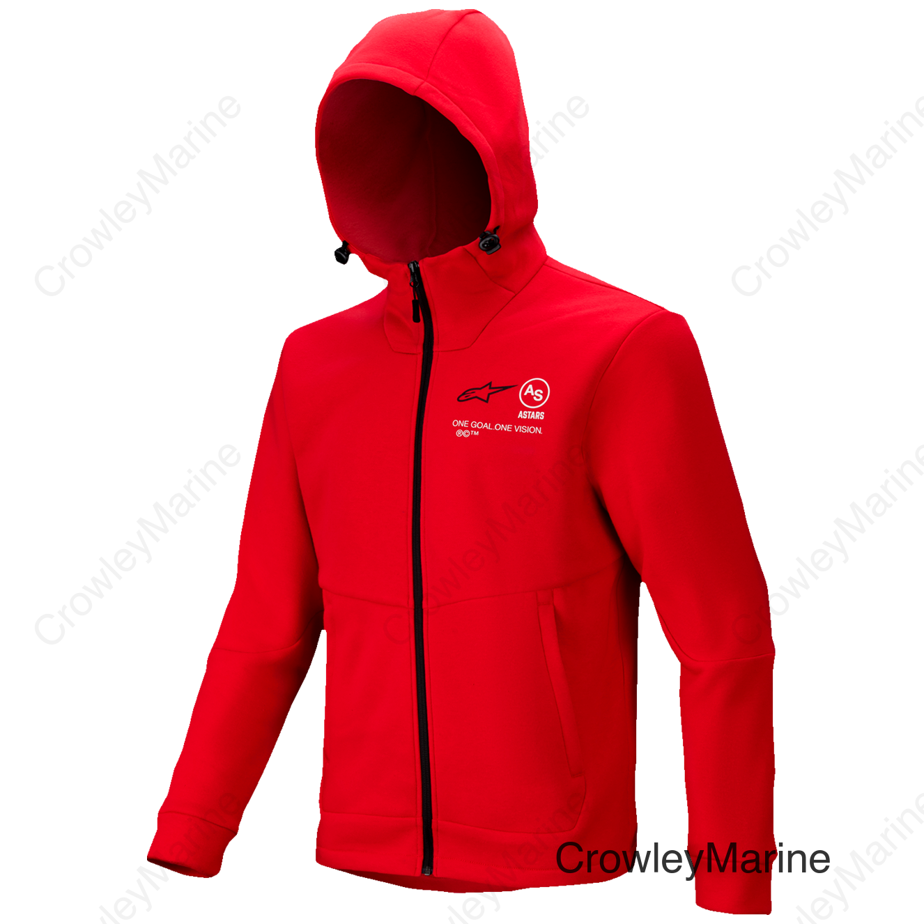 Racer MX Fleece Hoodie - Bright Red - Large