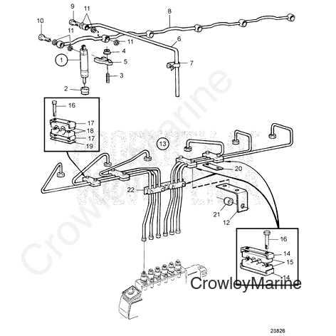 Coolant Pipe(V2) - Volvo Penta (21020268)