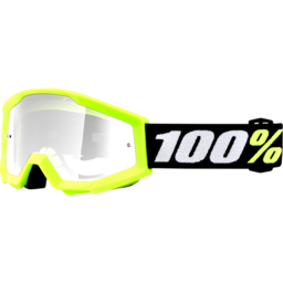 Strata Mini Goggles - Yellow - Clear Lens