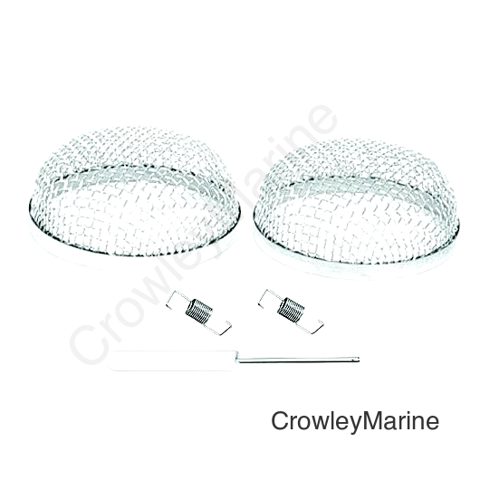 JR Products 0630155 Mud Dauber Screens, (2) Screens 2-7/8" D x 1-5/16" H
