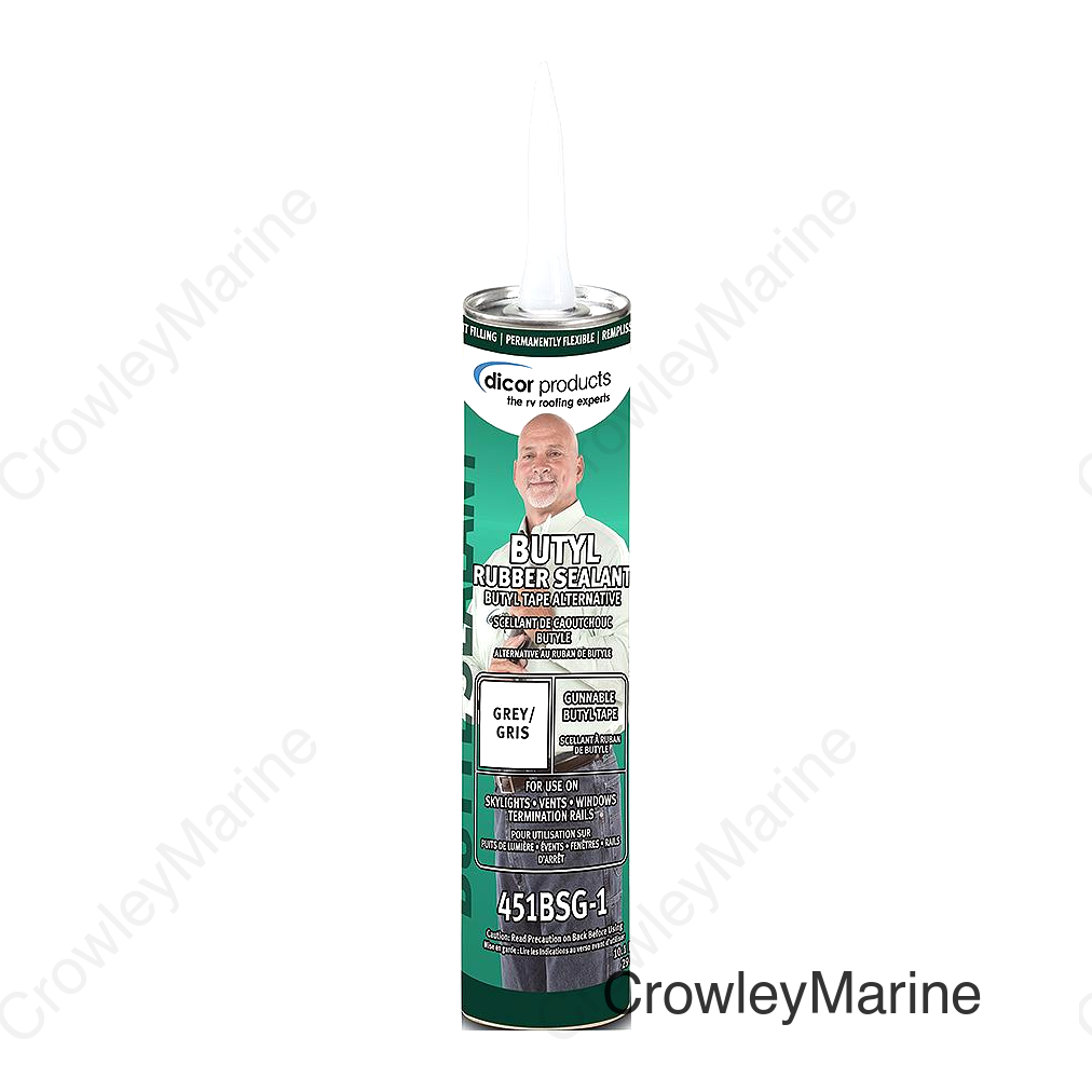 Dicor 451BSG1 Gunnable Butyle Rubber Sealant, Gray