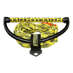 Seachoice 5-Section Reflective Wakeboard Rope, 75 Ft. Long, 15 In. Handle w/ Textured EVA Grip thumbnail-5