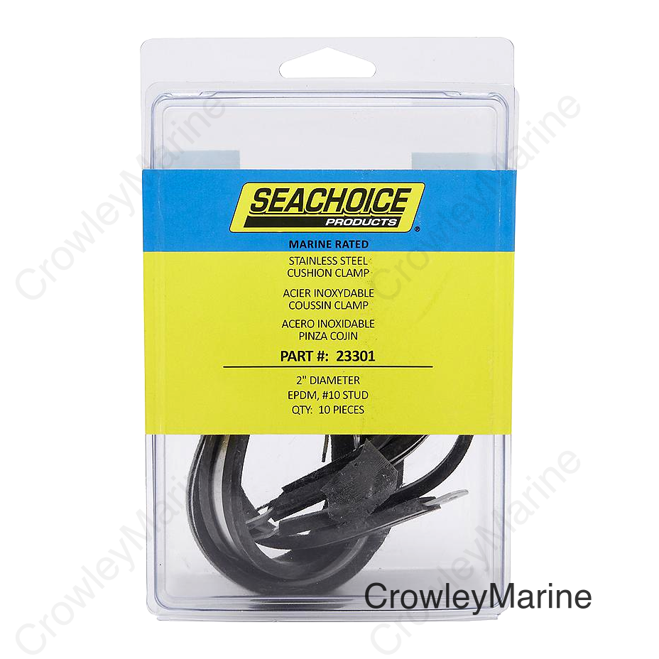 Seachoice Stainless Steel Cushion Cable Clamp, 2 In.
