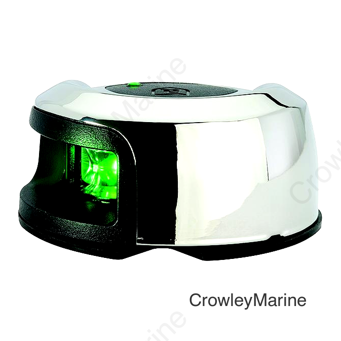 Attwood LightArmor LED Deck Mount Side Light, Stainless, Starboard Side